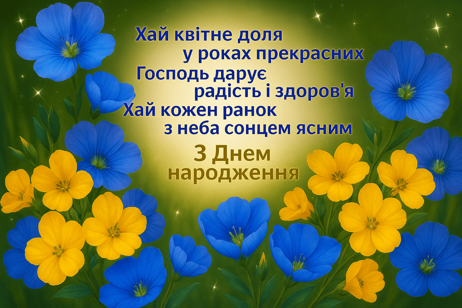 Привітання з днем народження для жінок