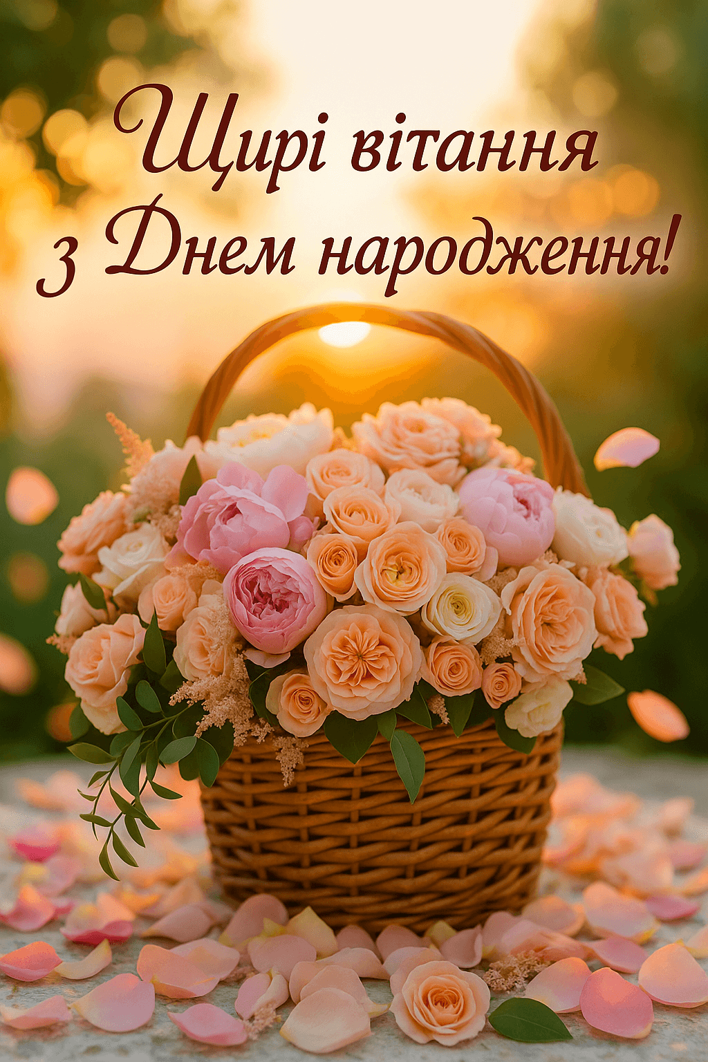 Щирі вітання з днем народження!